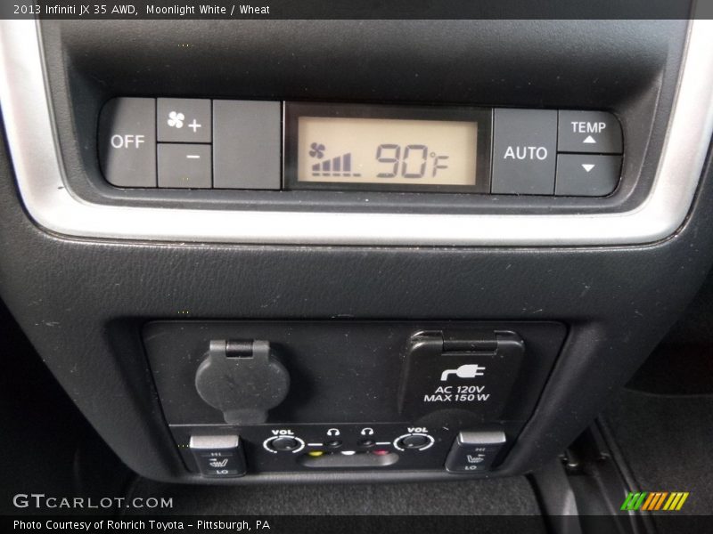 Moonlight White / Wheat 2013 Infiniti JX 35 AWD