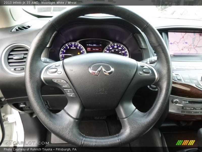 Moonlight White / Wheat 2013 Infiniti JX 35 AWD