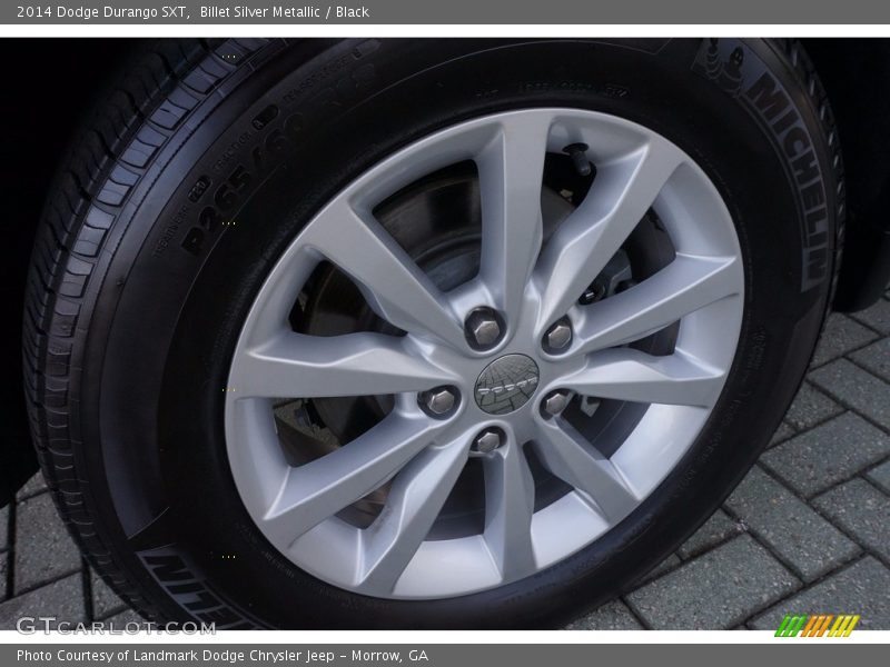 Billet Silver Metallic / Black 2014 Dodge Durango SXT