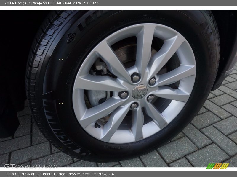 Billet Silver Metallic / Black 2014 Dodge Durango SXT