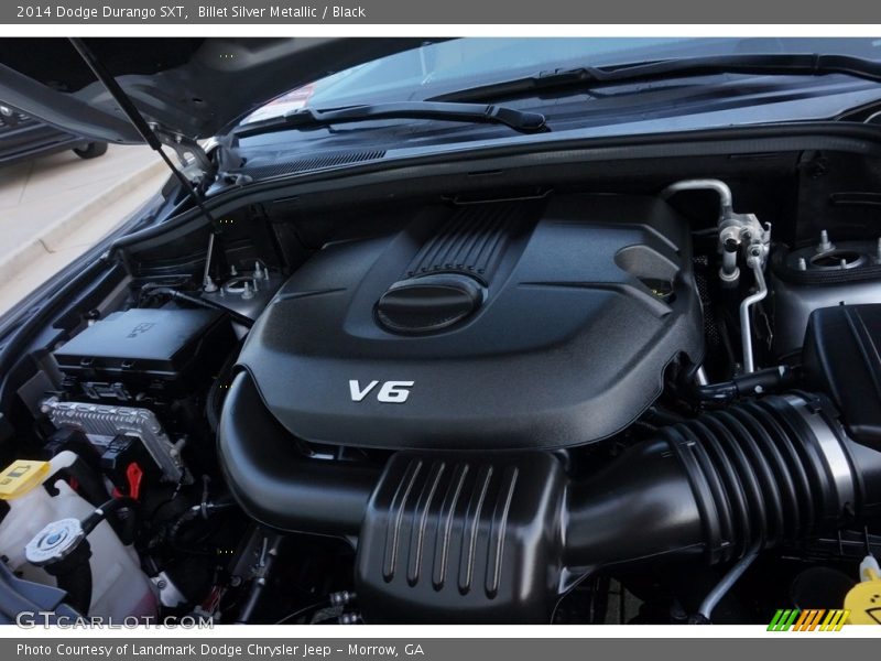 Billet Silver Metallic / Black 2014 Dodge Durango SXT