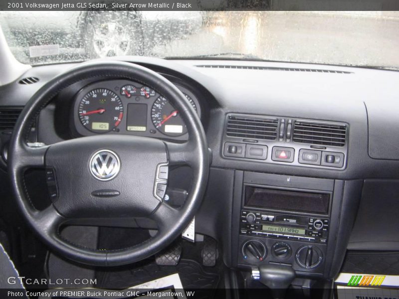 Silver Arrow Metallic / Black 2001 Volkswagen Jetta GLS Sedan