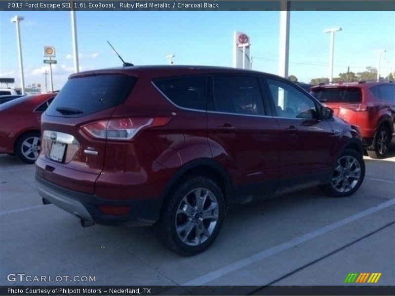 Ruby Red Metallic / Charcoal Black 2013 Ford Escape SEL 1.6L EcoBoost