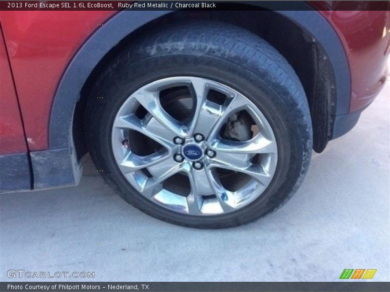 Ruby Red Metallic / Charcoal Black 2013 Ford Escape SEL 1.6L EcoBoost