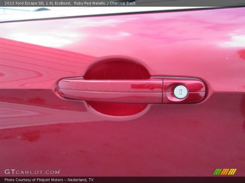 Ruby Red Metallic / Charcoal Black 2013 Ford Escape SEL 1.6L EcoBoost