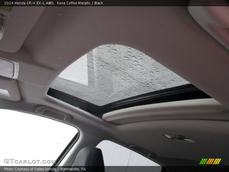 Kona Coffee Metallic / Black 2014 Honda CR-V EX-L AWD