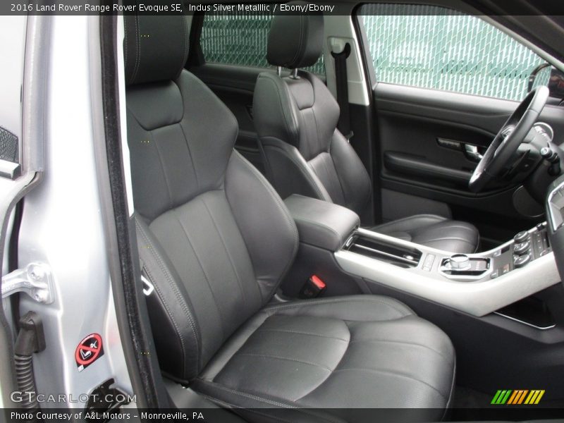 Indus Silver Metalllic / Ebony/Ebony 2016 Land Rover Range Rover Evoque SE