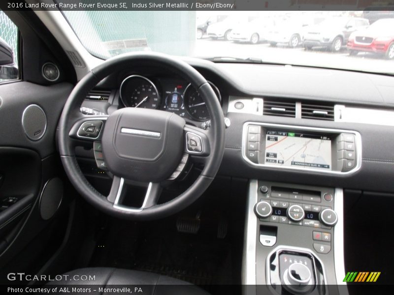 Indus Silver Metalllic / Ebony/Ebony 2016 Land Rover Range Rover Evoque SE