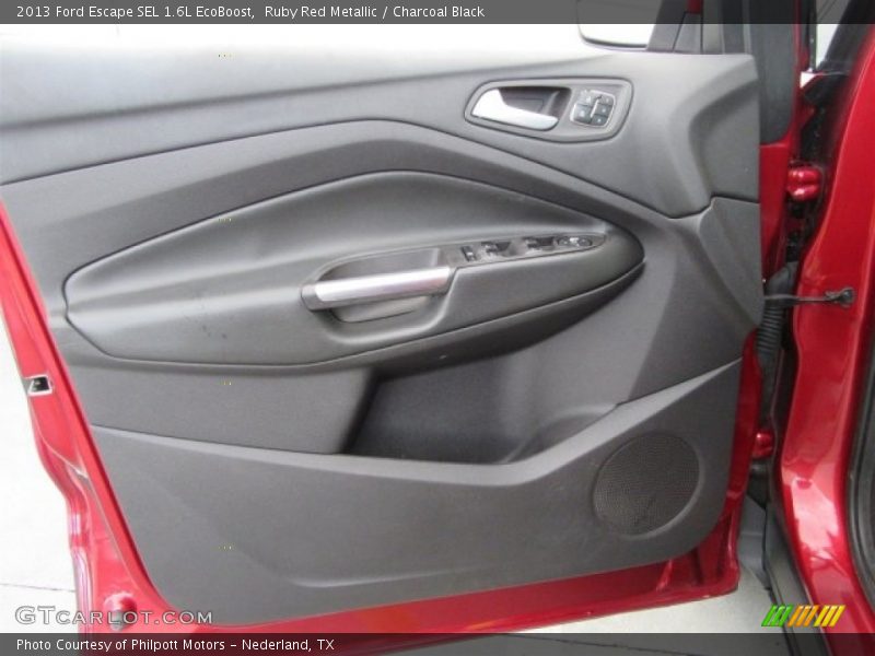 Ruby Red Metallic / Charcoal Black 2013 Ford Escape SEL 1.6L EcoBoost