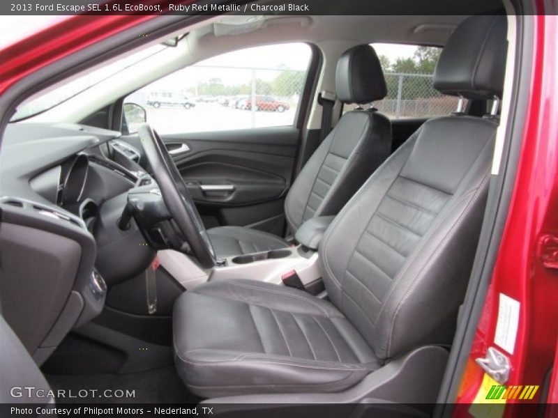 Ruby Red Metallic / Charcoal Black 2013 Ford Escape SEL 1.6L EcoBoost