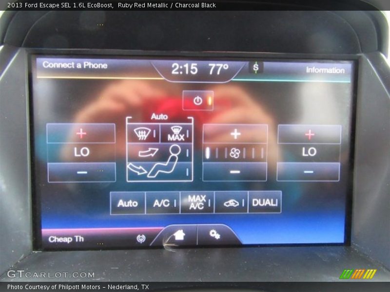 Ruby Red Metallic / Charcoal Black 2013 Ford Escape SEL 1.6L EcoBoost