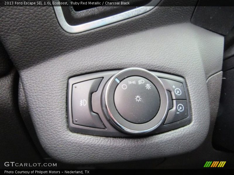 Ruby Red Metallic / Charcoal Black 2013 Ford Escape SEL 1.6L EcoBoost