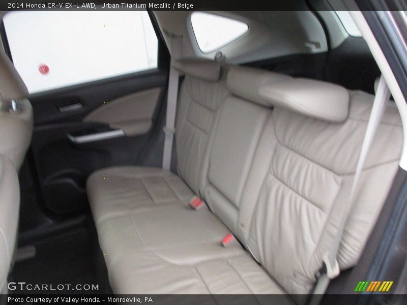 Urban Titanium Metallic / Beige 2014 Honda CR-V EX-L AWD