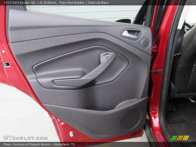 Ruby Red Metallic / Charcoal Black 2013 Ford Escape SEL 1.6L EcoBoost
