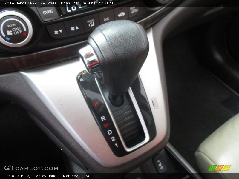 Urban Titanium Metallic / Beige 2014 Honda CR-V EX-L AWD