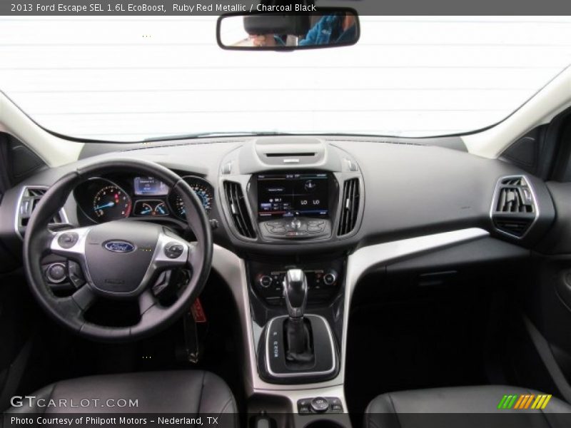 Ruby Red Metallic / Charcoal Black 2013 Ford Escape SEL 1.6L EcoBoost