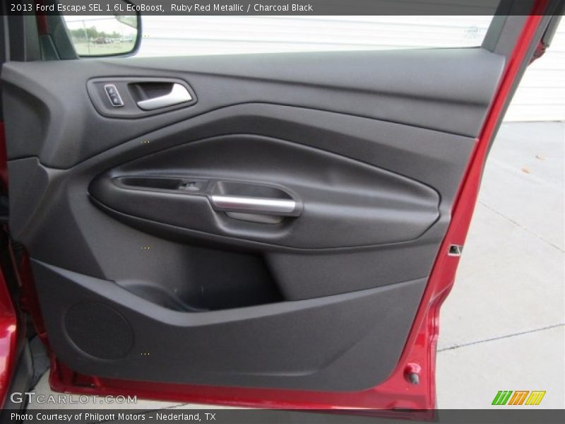 Ruby Red Metallic / Charcoal Black 2013 Ford Escape SEL 1.6L EcoBoost