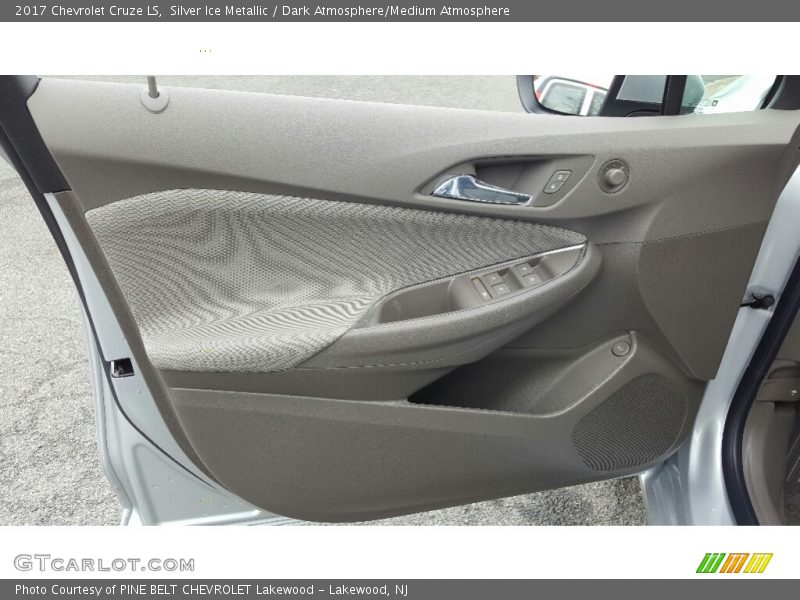 Silver Ice Metallic / Dark Atmosphere/Medium Atmosphere 2017 Chevrolet Cruze LS