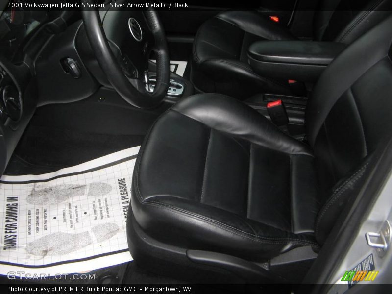 Silver Arrow Metallic / Black 2001 Volkswagen Jetta GLS Sedan