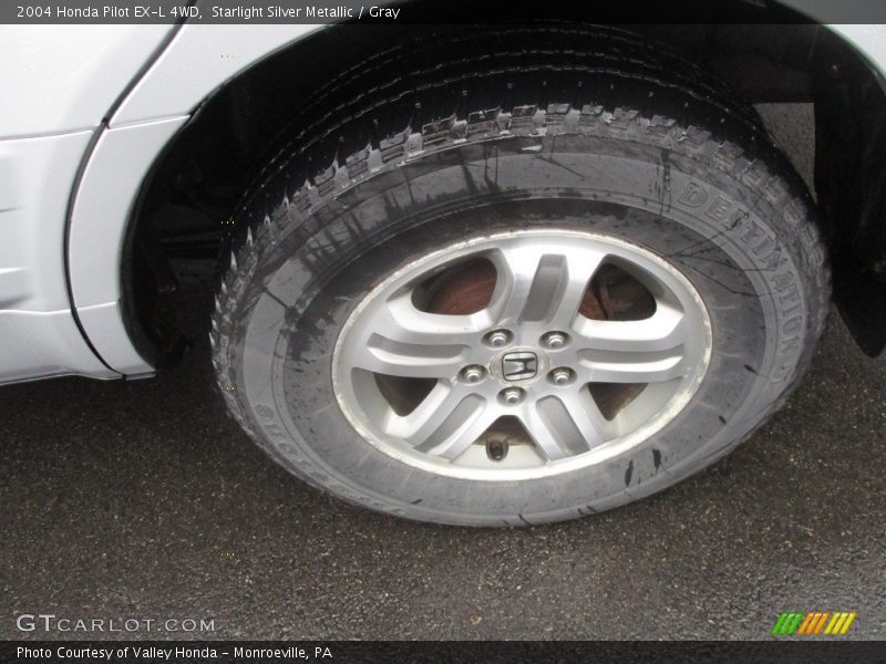 Starlight Silver Metallic / Gray 2004 Honda Pilot EX-L 4WD