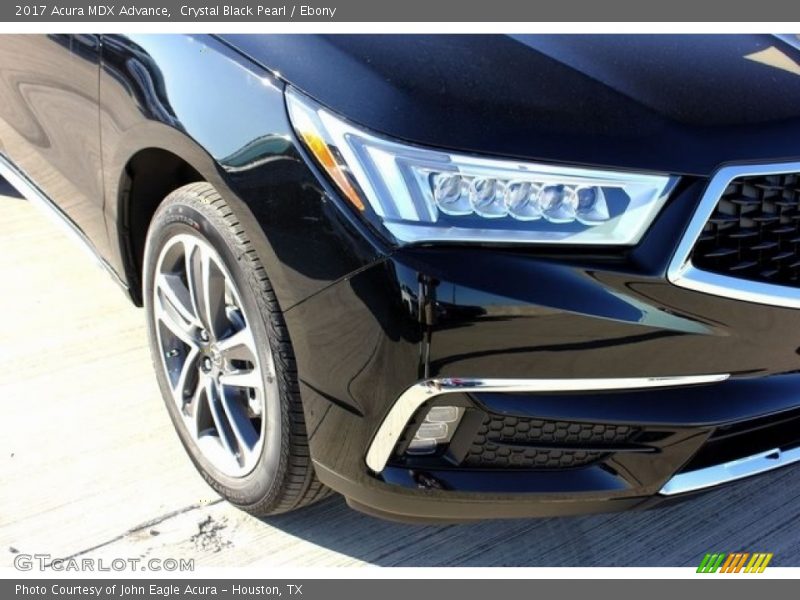 Crystal Black Pearl / Ebony 2017 Acura MDX Advance
