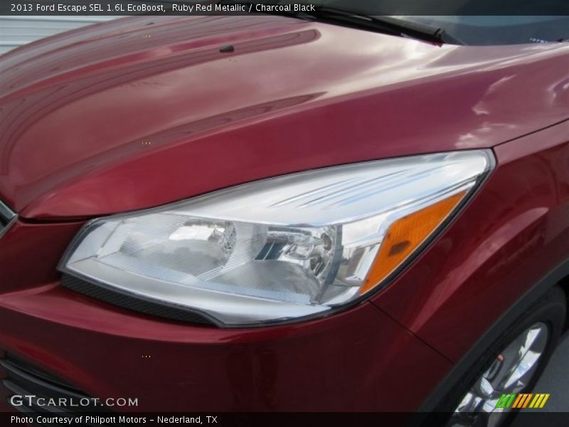 Ruby Red Metallic / Charcoal Black 2013 Ford Escape SEL 1.6L EcoBoost