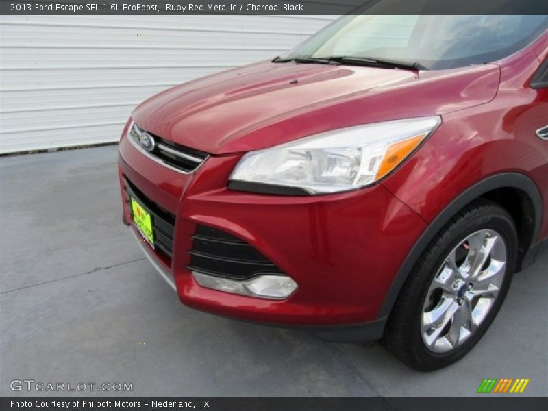 Ruby Red Metallic / Charcoal Black 2013 Ford Escape SEL 1.6L EcoBoost