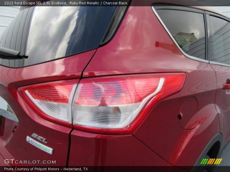 Ruby Red Metallic / Charcoal Black 2013 Ford Escape SEL 1.6L EcoBoost