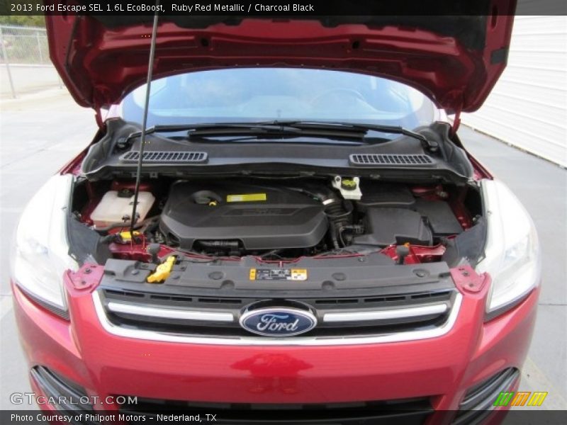 Ruby Red Metallic / Charcoal Black 2013 Ford Escape SEL 1.6L EcoBoost