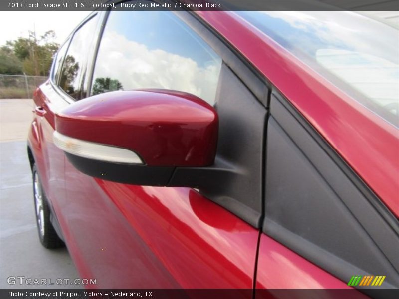 Ruby Red Metallic / Charcoal Black 2013 Ford Escape SEL 1.6L EcoBoost