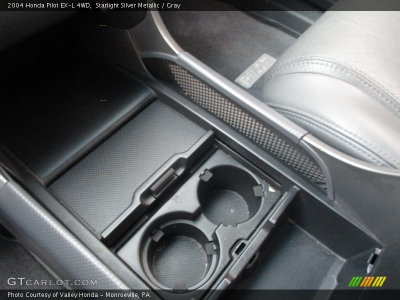 Starlight Silver Metallic / Gray 2004 Honda Pilot EX-L 4WD