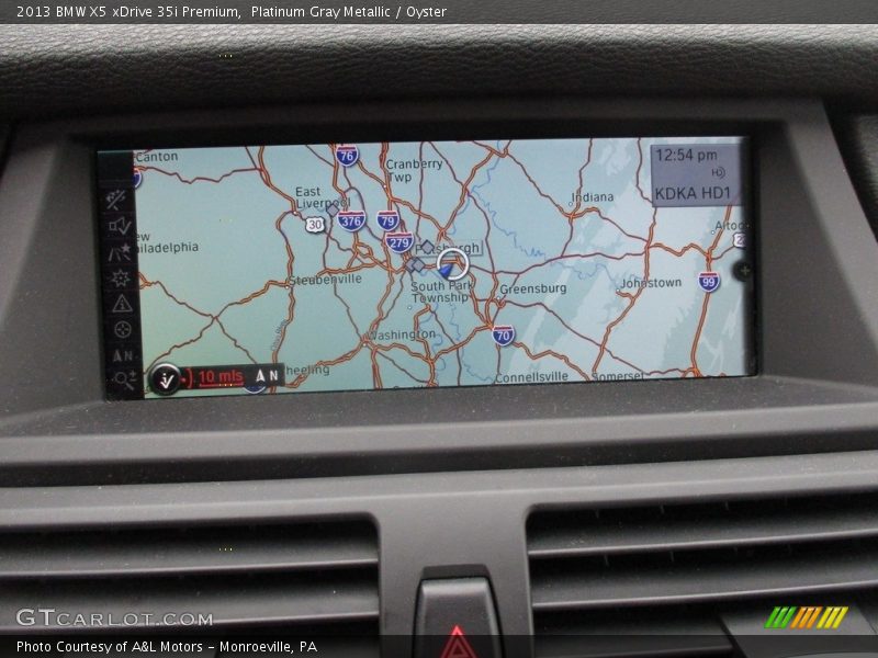 Platinum Gray Metallic / Oyster 2013 BMW X5 xDrive 35i Premium