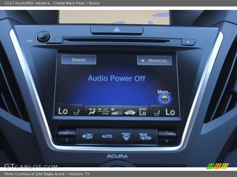 Crystal Black Pearl / Ebony 2017 Acura MDX Advance
