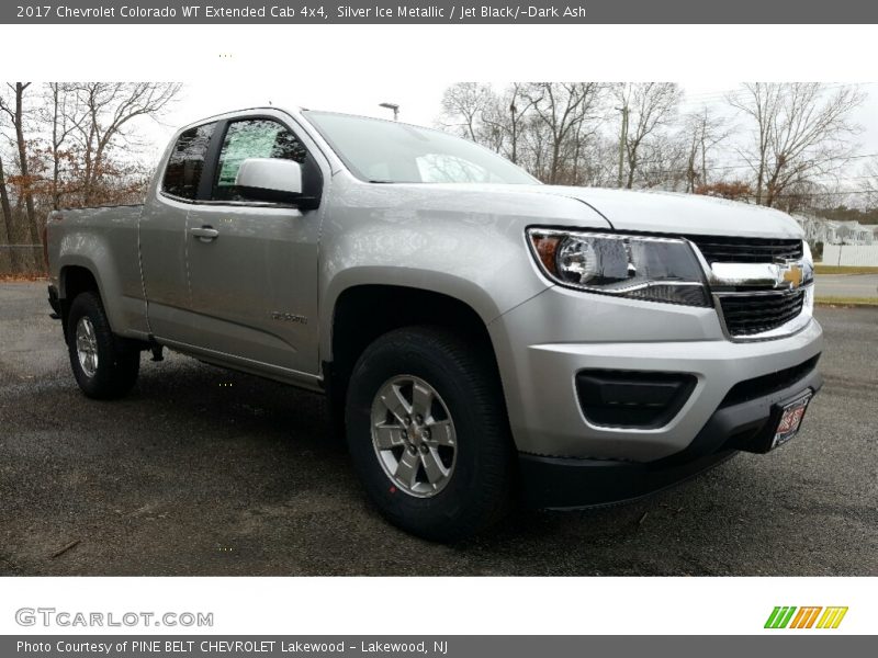 Silver Ice Metallic / Jet Black/­Dark Ash 2017 Chevrolet Colorado WT Extended Cab 4x4