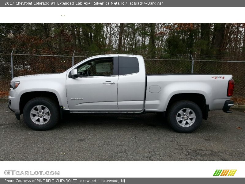 Silver Ice Metallic / Jet Black/­Dark Ash 2017 Chevrolet Colorado WT Extended Cab 4x4