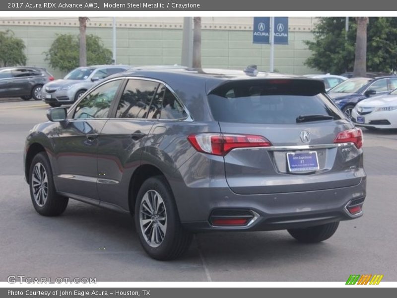 Modern Steel Metallic / Graystone 2017 Acura RDX Advance AWD