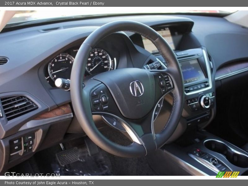 Crystal Black Pearl / Ebony 2017 Acura MDX Advance