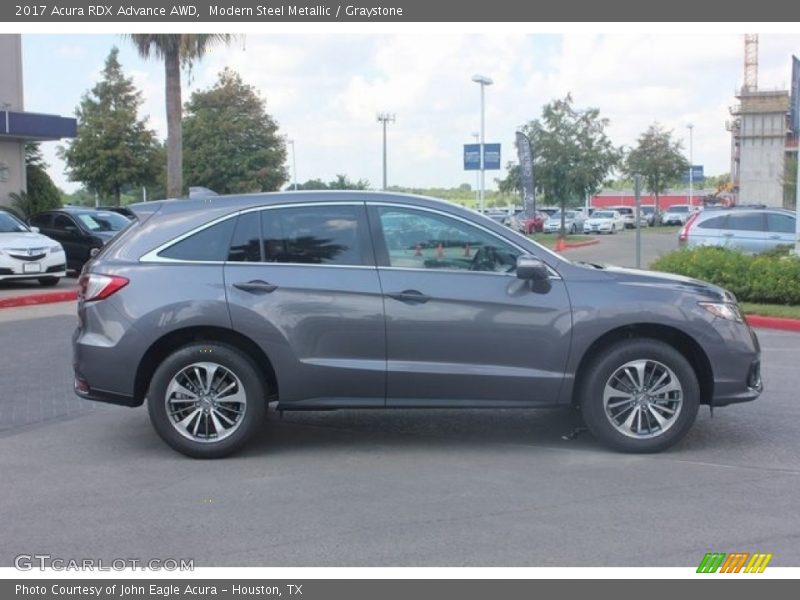 Modern Steel Metallic / Graystone 2017 Acura RDX Advance AWD