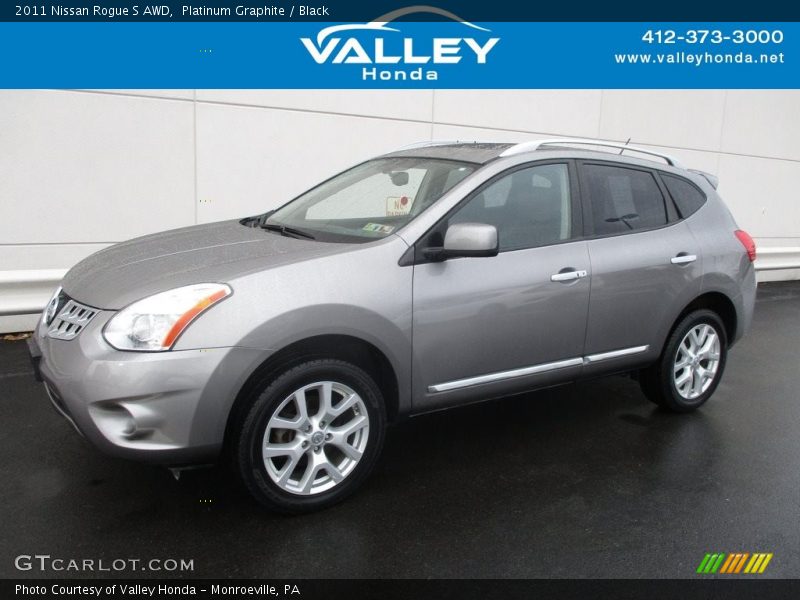 Platinum Graphite / Black 2011 Nissan Rogue S AWD