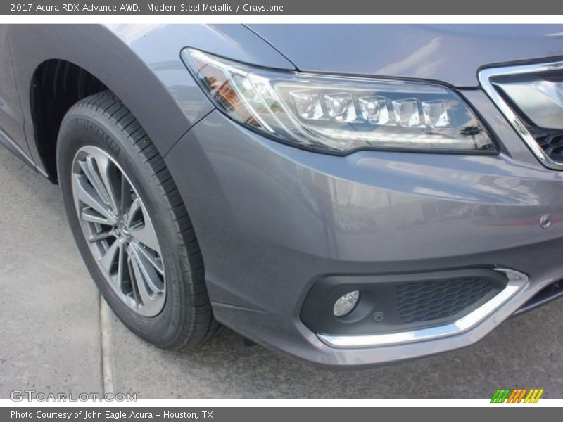 Modern Steel Metallic / Graystone 2017 Acura RDX Advance AWD