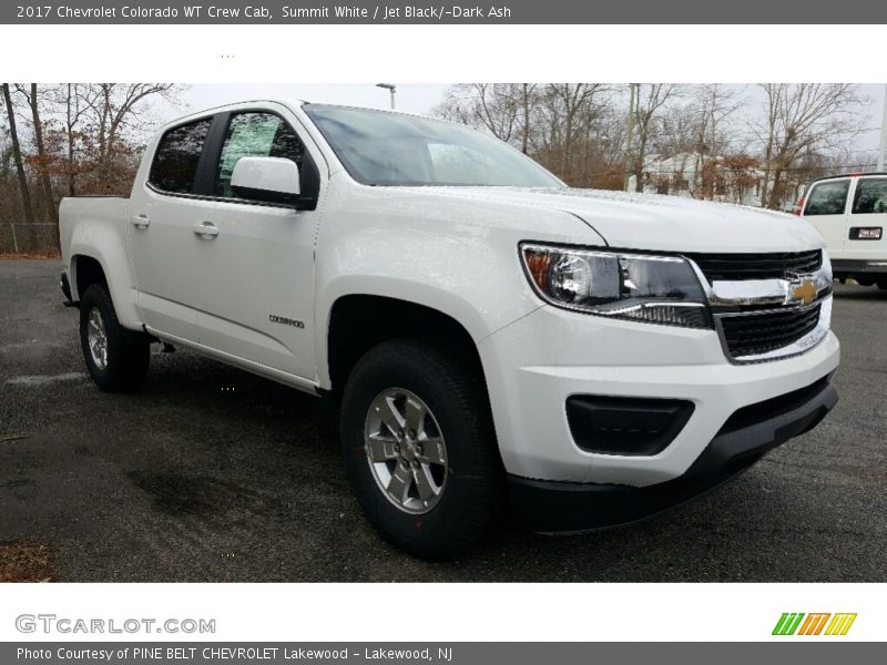 Summit White / Jet Black/­Dark Ash 2017 Chevrolet Colorado WT Crew Cab