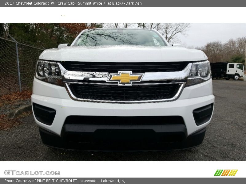 Summit White / Jet Black/­Dark Ash 2017 Chevrolet Colorado WT Crew Cab
