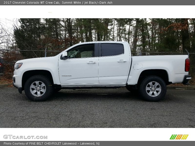 Summit White / Jet Black/­Dark Ash 2017 Chevrolet Colorado WT Crew Cab