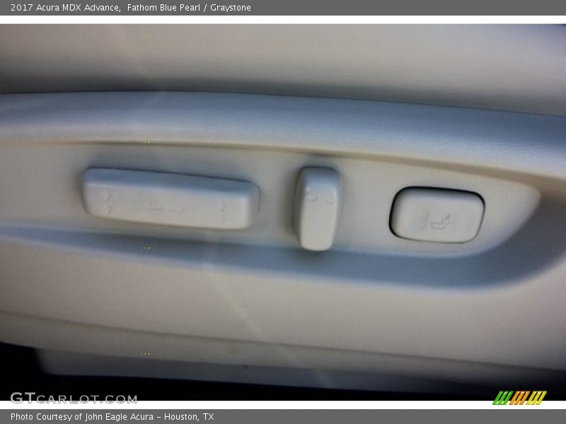 Fathom Blue Pearl / Graystone 2017 Acura MDX Advance