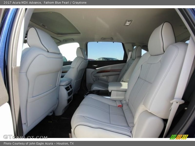 Fathom Blue Pearl / Graystone 2017 Acura MDX Advance