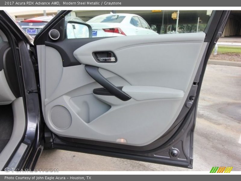Modern Steel Metallic / Graystone 2017 Acura RDX Advance AWD