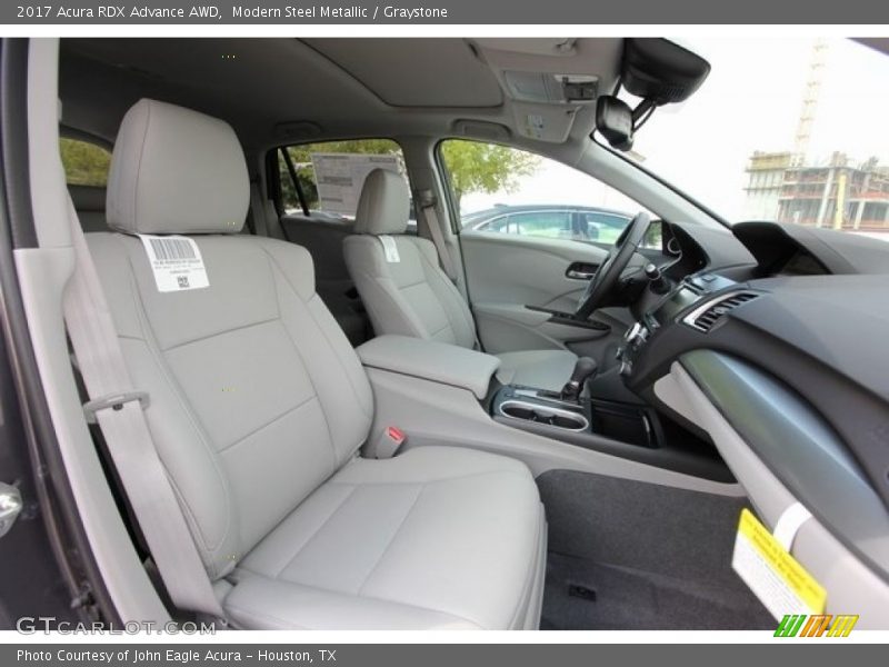 Modern Steel Metallic / Graystone 2017 Acura RDX Advance AWD