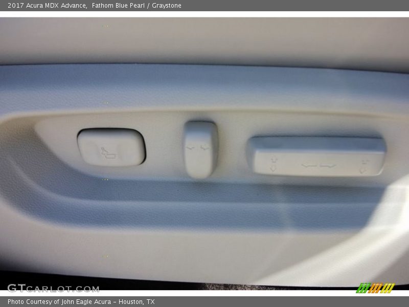 Fathom Blue Pearl / Graystone 2017 Acura MDX Advance