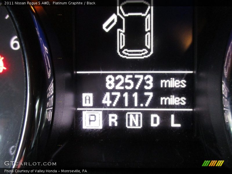 Platinum Graphite / Black 2011 Nissan Rogue S AWD