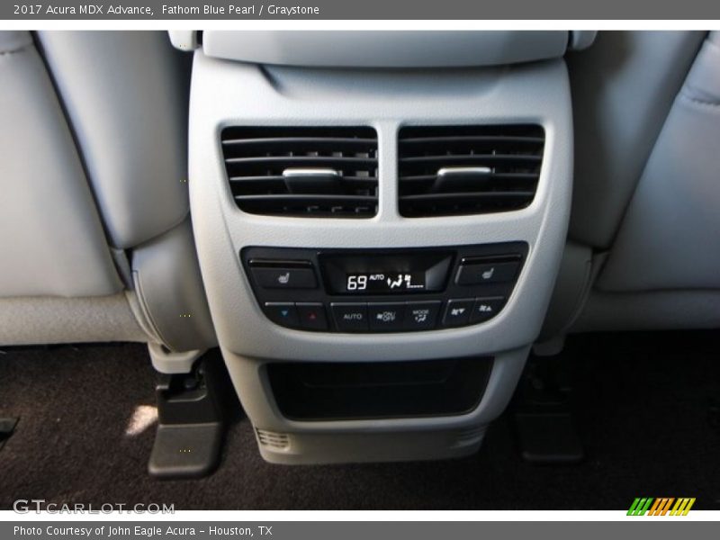 Fathom Blue Pearl / Graystone 2017 Acura MDX Advance